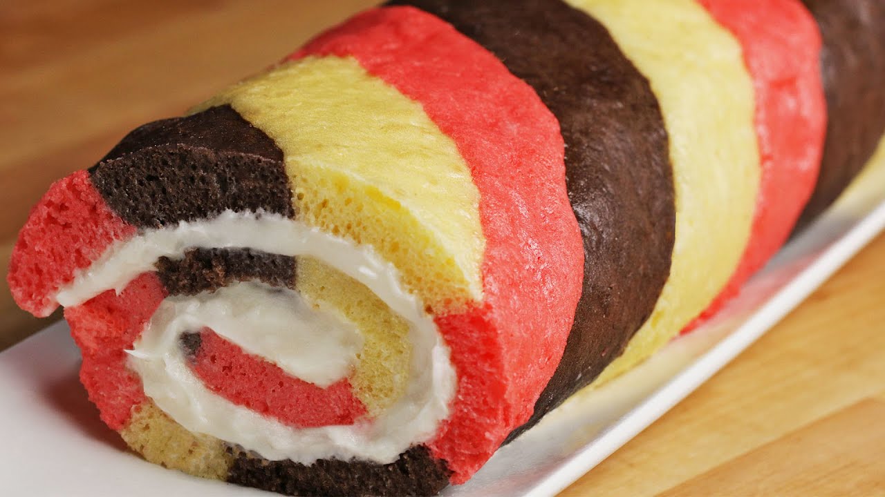 Neapolitan Swiss Roll