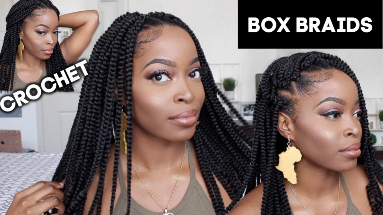CROCHET BOX BRAIDS : MY FIRST TIME😱(Step by Step Tutorial) ft. Divatress