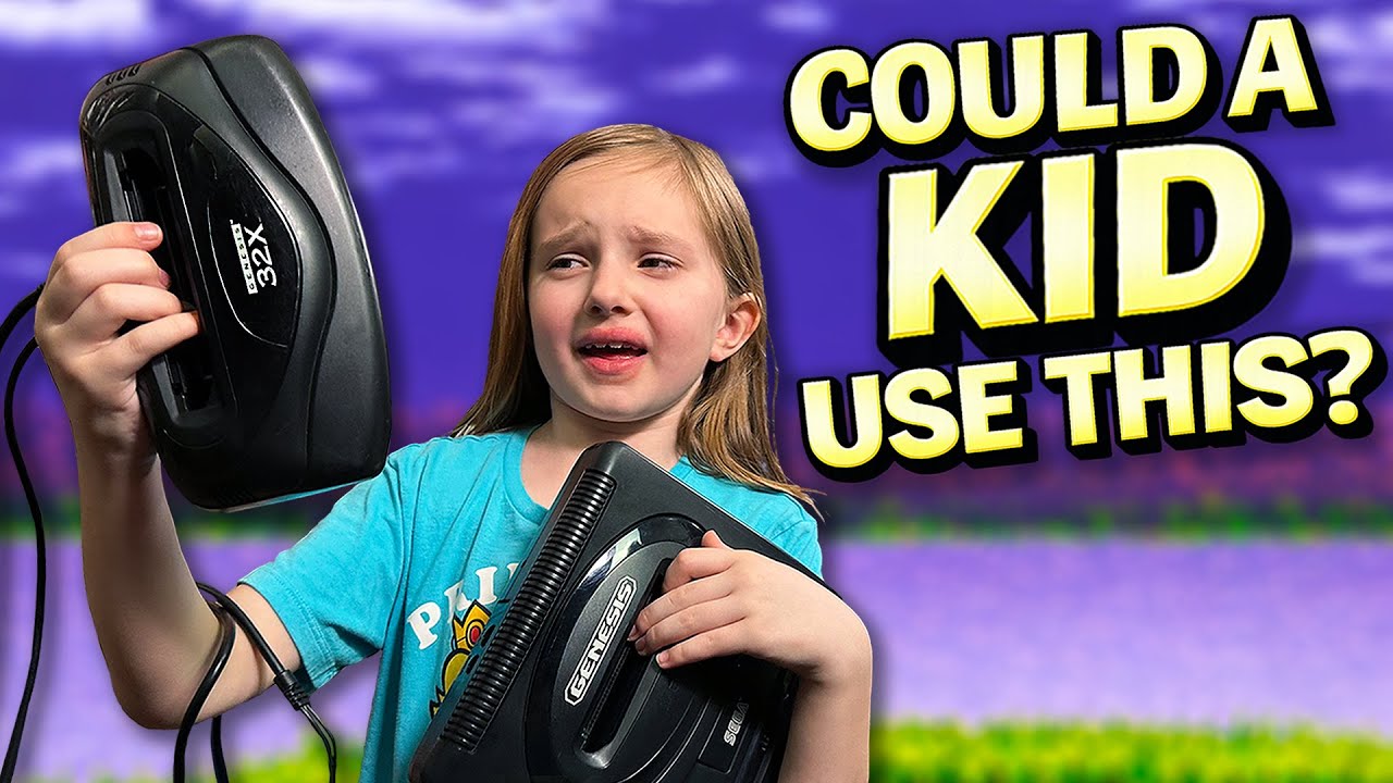 6-Year-Old Vs SEGA Tower of Power! (Genesis, SEGA CD & 32X)