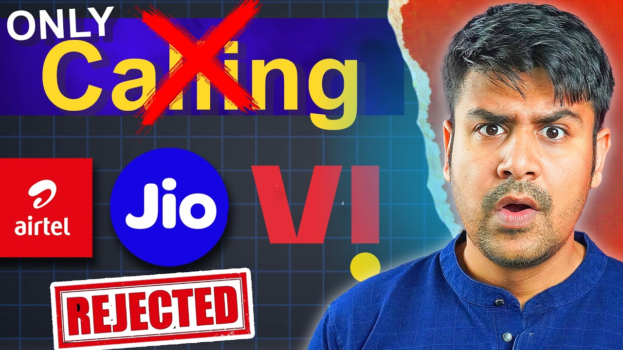 Jio, Airtel & Vi - Rejected Only Calling Plans | What's Next ?