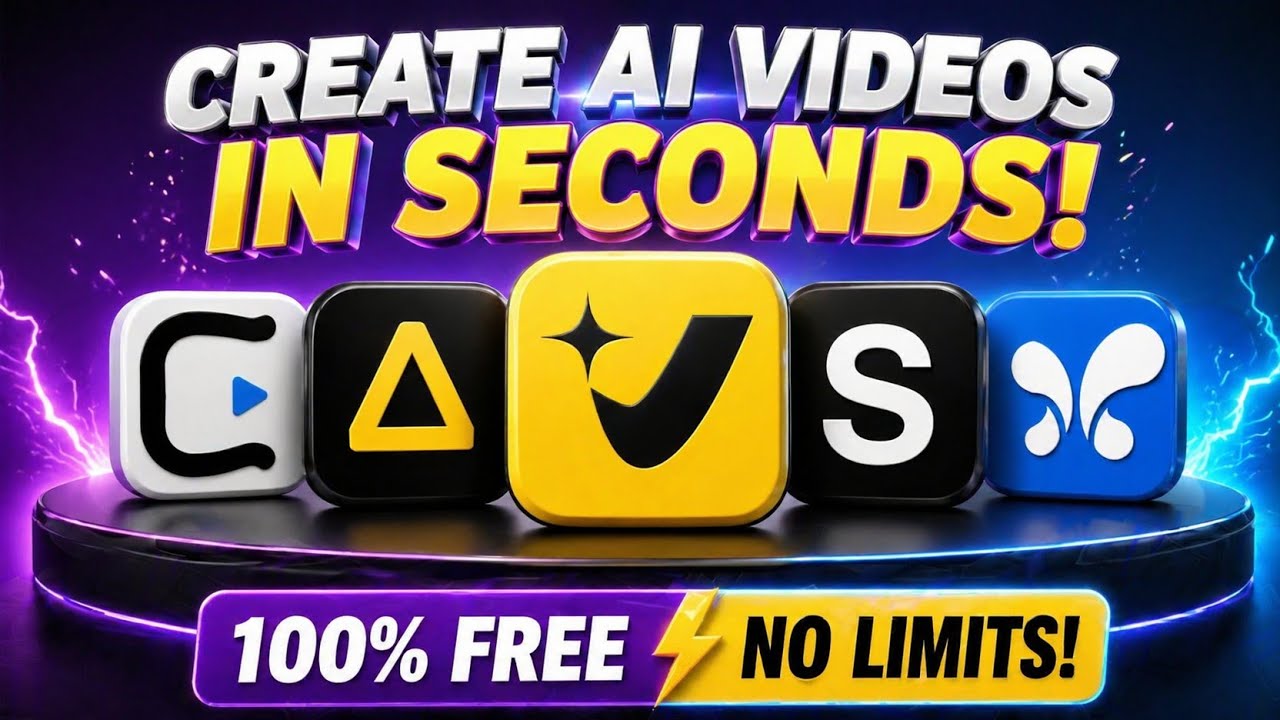 Top 5 Free Ai Video Generator | Text to Video & Image to Video | Unlimited 