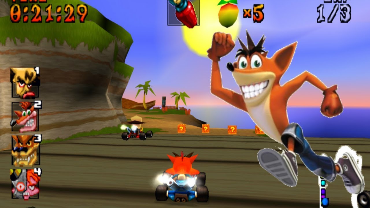 كراش تيم راسينج  | crash team racing | play station games