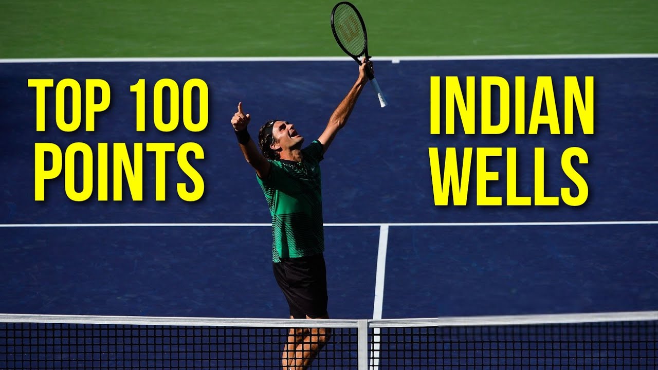 Roger Federer - Top 100 Indian Wells Points