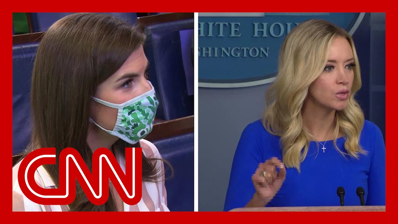 CNN reporter has tense exchange with McEnany over Proud Boys
