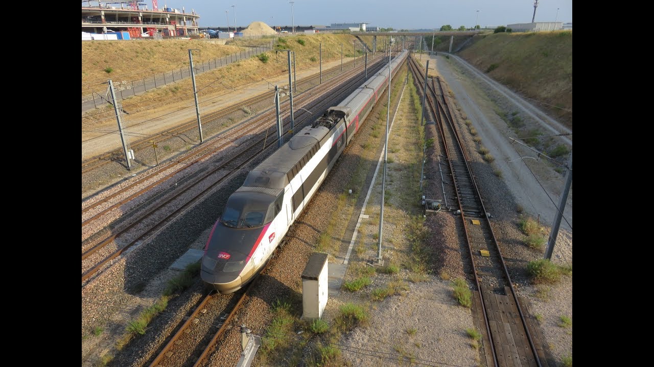 TGV à Lyon Saint Exupéry