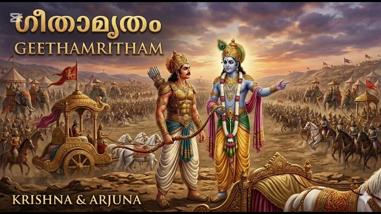 ജീവിതത്തിലെ എല്ലാ ചോദ്യങ്ങൾക്കും സംശയങ്ങൾക്കും ഉത്തരമേകുന്ന മഹാത്ഭുതമാണ് ശ്രീമദ് ഭഗവത് ഗീത.