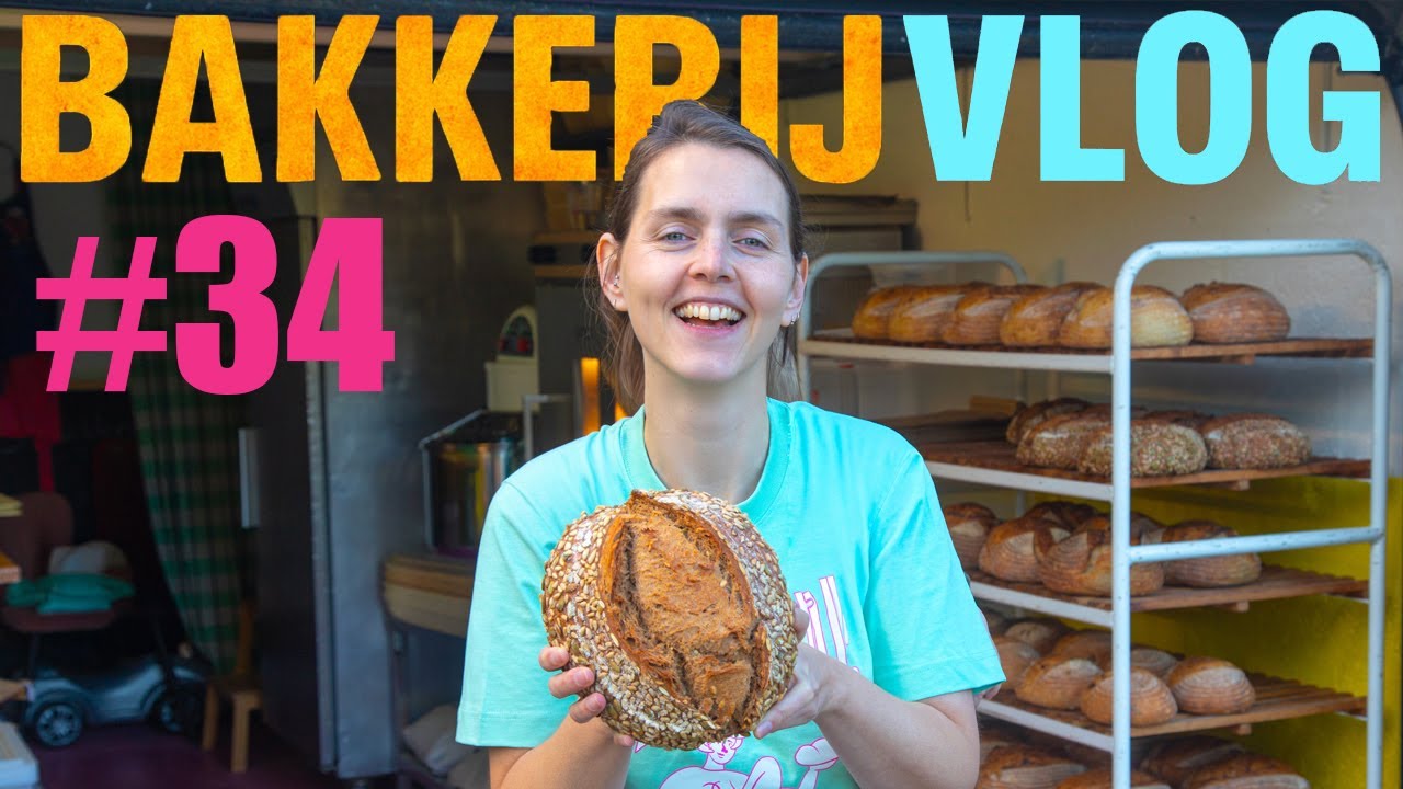 Kijk mee hoe ik meer dan 100 zuurdesembroden bak! 👩&zwj;🍳 | MICROBAKKERIJ VLOG #34
