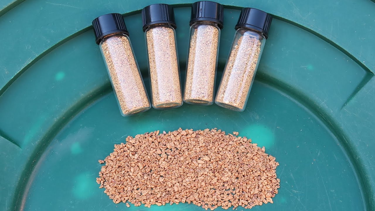 You wont believe how much gold we found !  Over 5 Ounces Dry Washing For Gold In Arizona