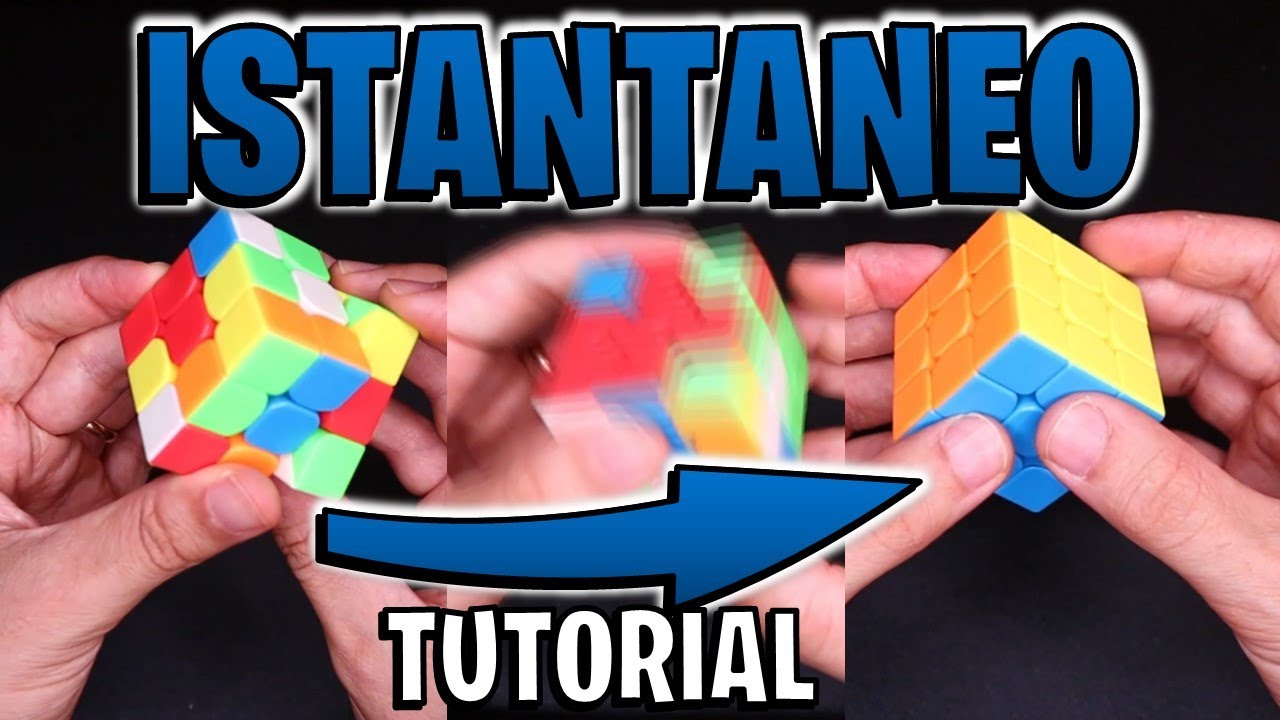 MAGIA CUBO DI RUBIK TUTORIAL: RISOLUZIONE ISTANTANEA E VISUALE SENZA SAPERLO RISOLVERE | CUBOMAGIA