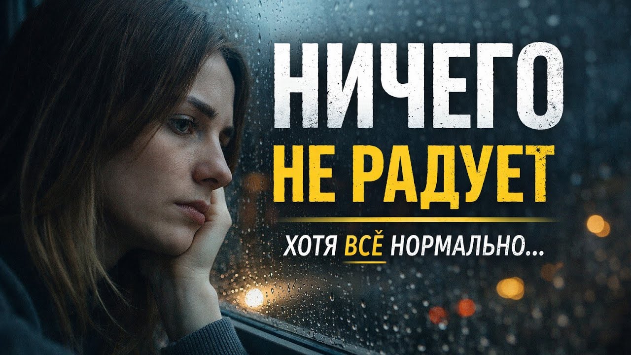 Почему ничего не радует, хотя всё нормально