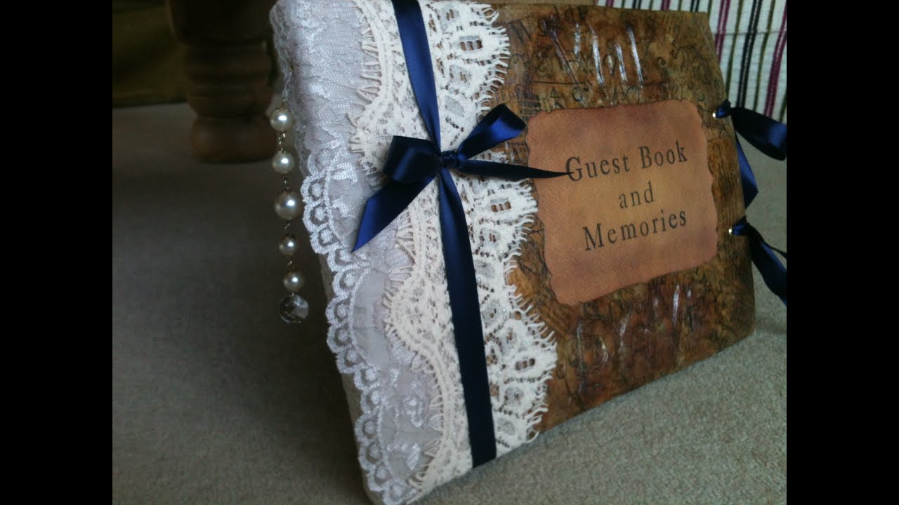 Book Binding - How to make a Wedding Guest Book