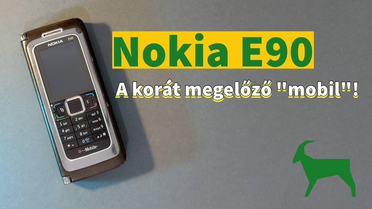 🚀 Nokia E90 Communicator: A telefon, ami hajl&iacute;that&oacute; kijelzők előfut&aacute;ra volt