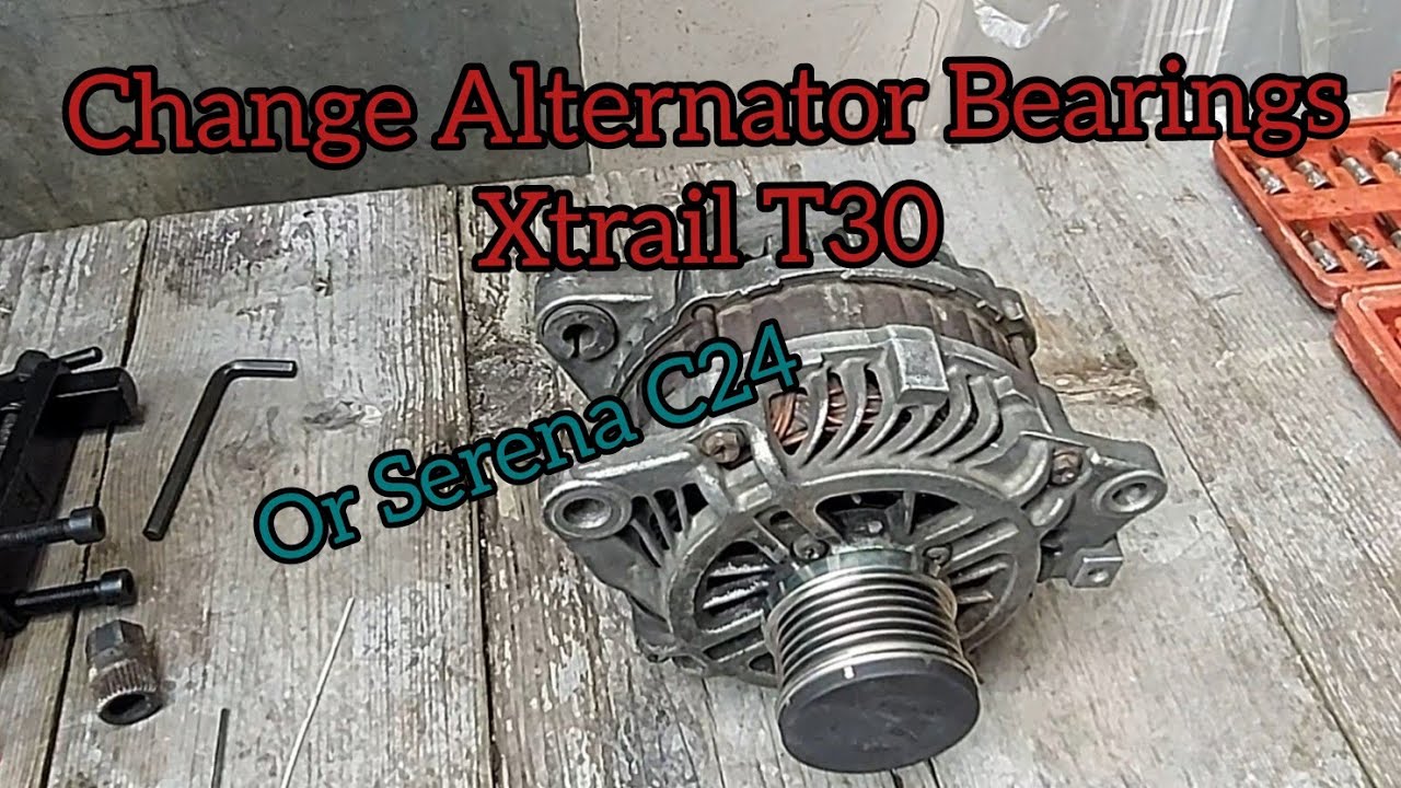Замена подшипника генератора Xtrail T30