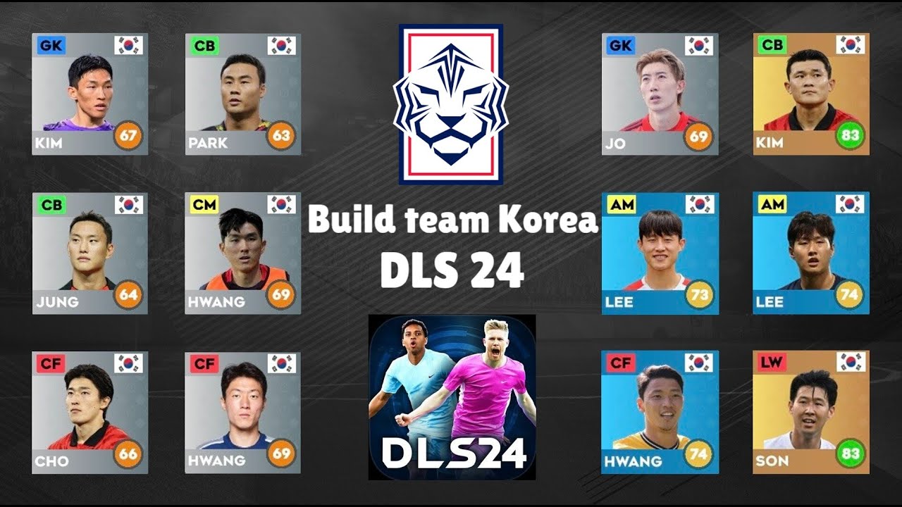 DLS 24 | Build đội tuyển Hàn Quốc 🇰🇷 (mới) trong DLS 24 | Duck