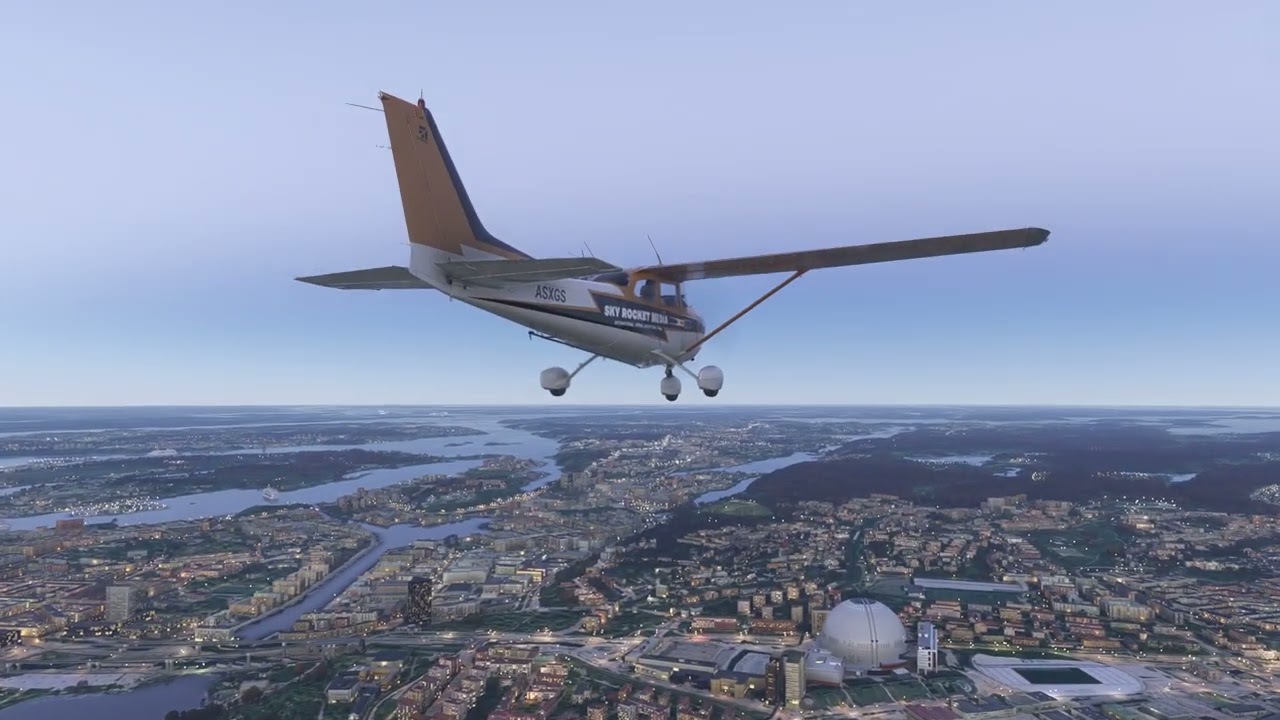 MSFS 2024 LANDING IN BROMMA, STOCKHOLM