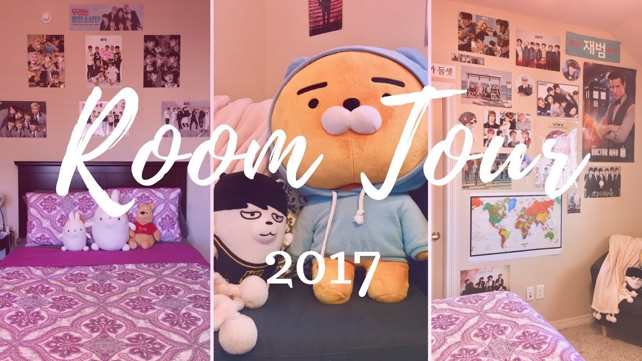 Room Tour 2017 || Basically a Ton of BTS Posters 😅