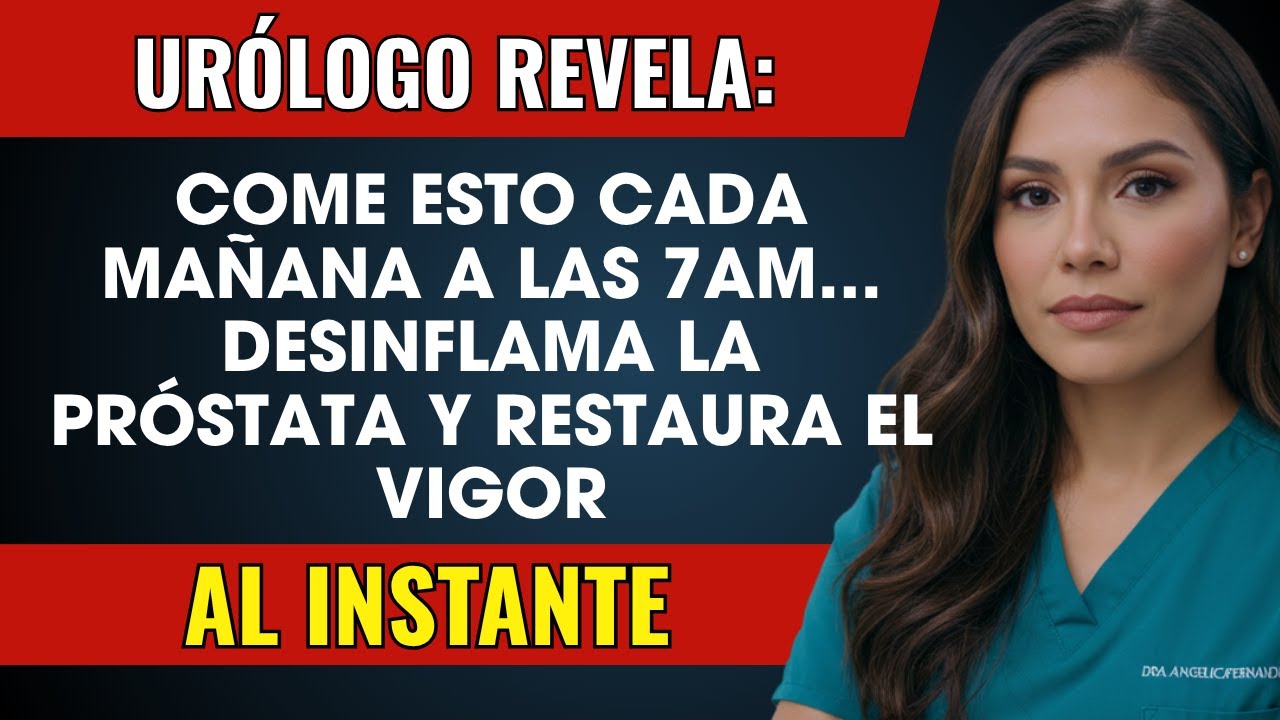 URÓLOGO REVELA: El Simple Alimento de Mañana que Desinflama la Próstata y Restaura el VIGOR