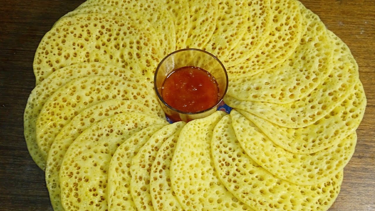 اسهل بغرير  بالسميد بطريقة سهلة و سريعة التحضير مضمون و ناجح 💯