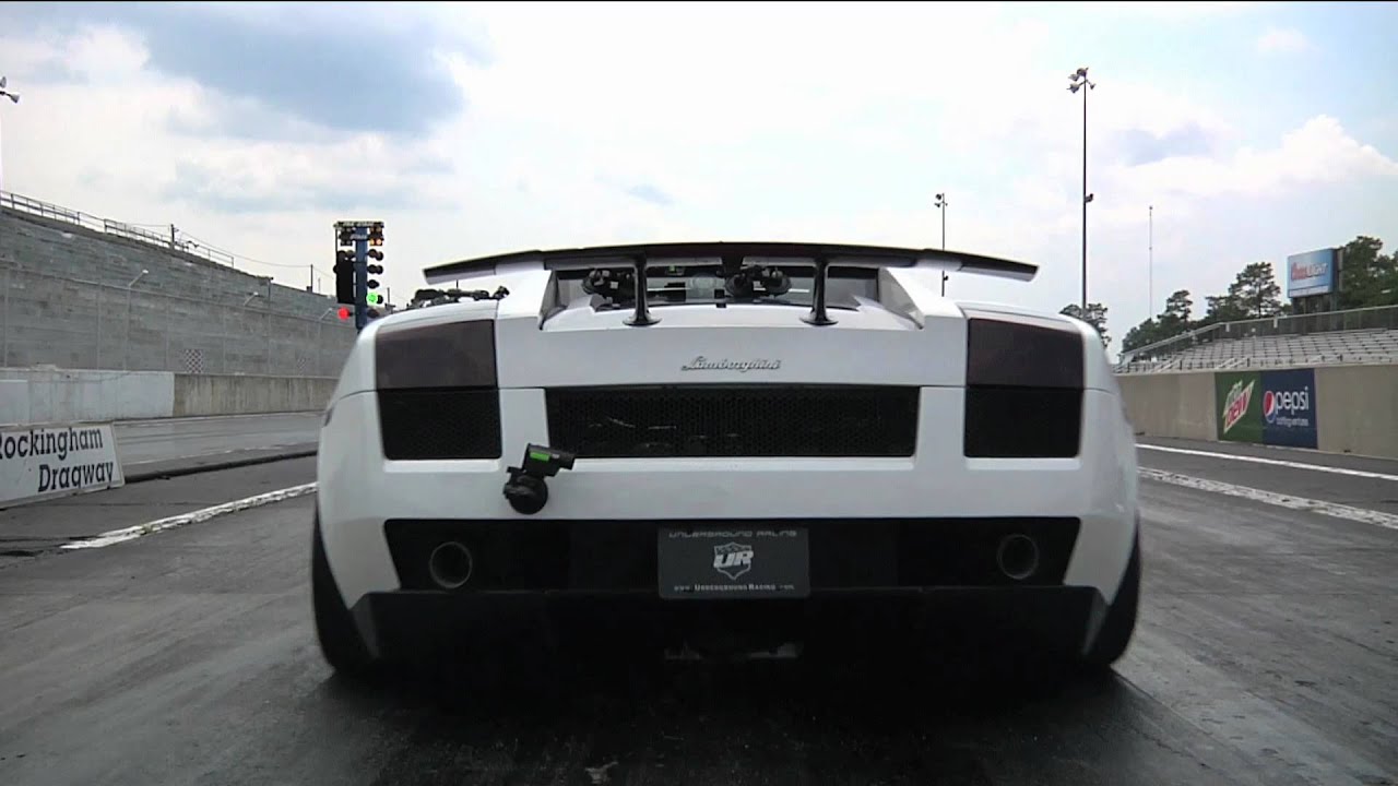 Underground Racing TT Lamborghini Gallardo 8 Second 1/4 Mile World Record Pass