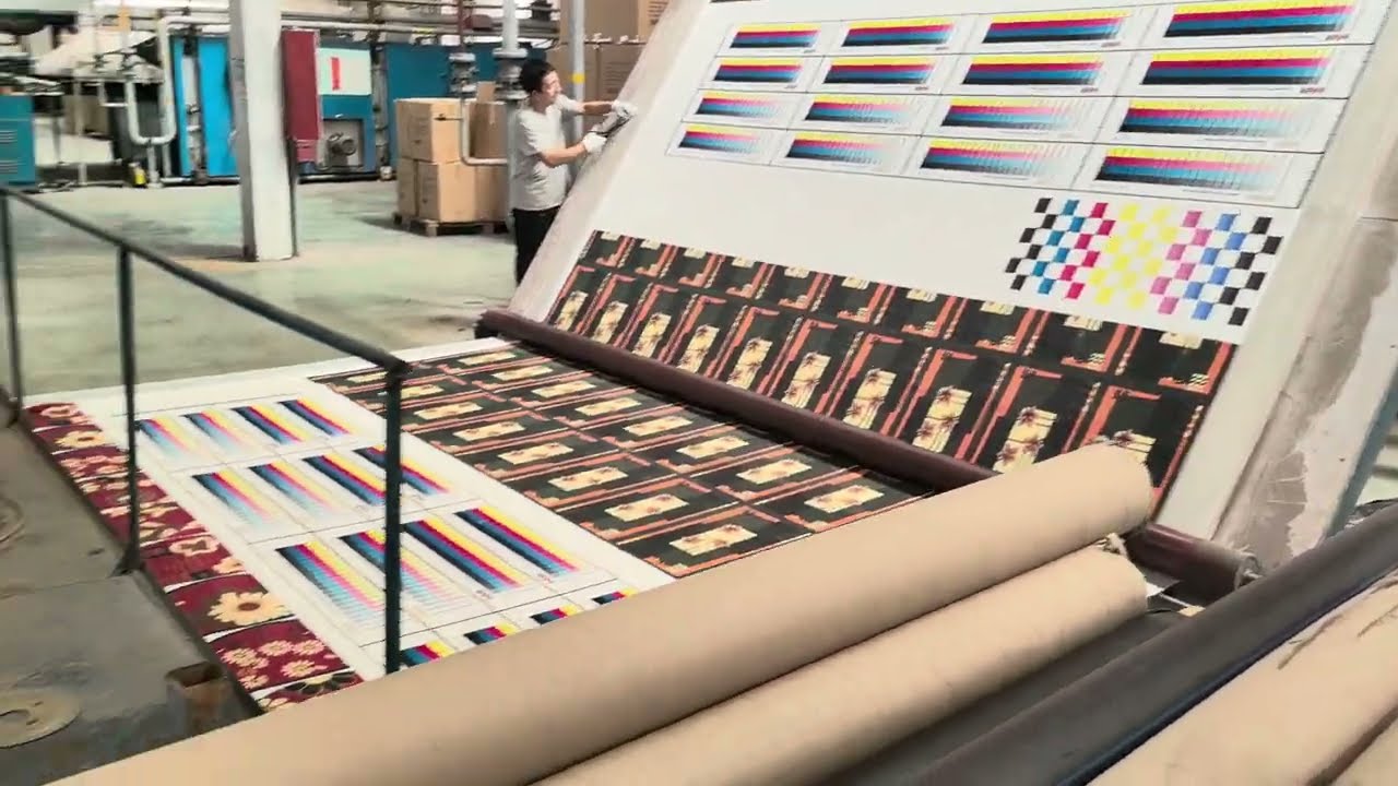 carpet printing machine line digital carpet printer 4.2m width