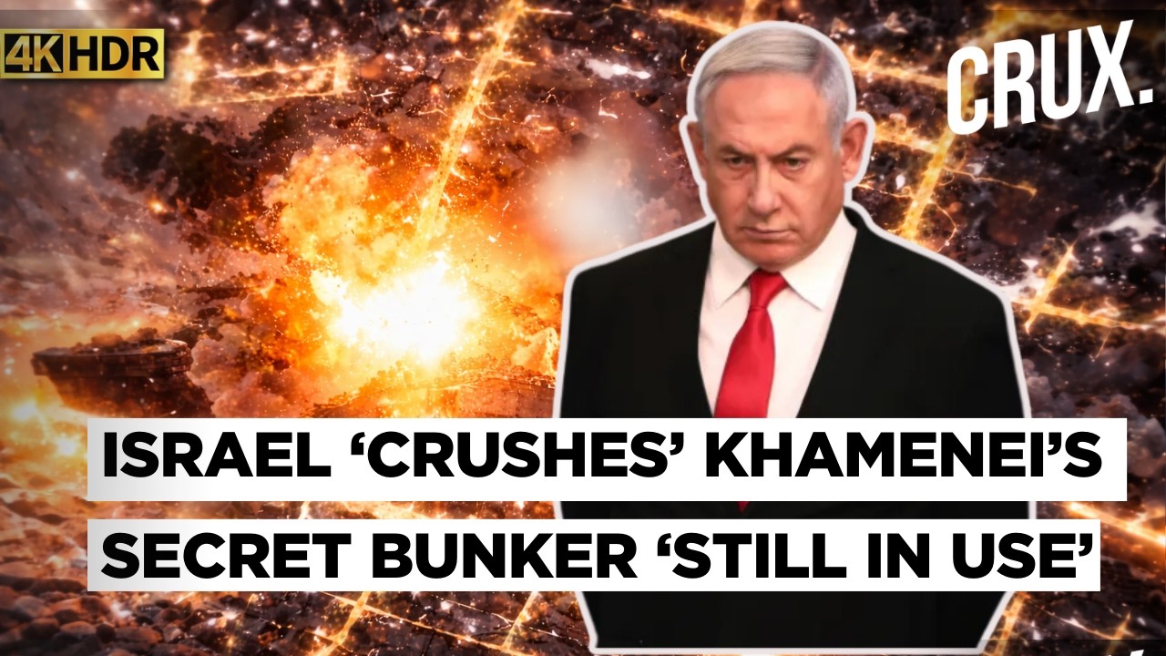 '100 Israeli Bombs' Destroy Khamenei’s Secret Bunker, Iran ‘Hits' Qatar Naval Troops in Bahrain? 4K