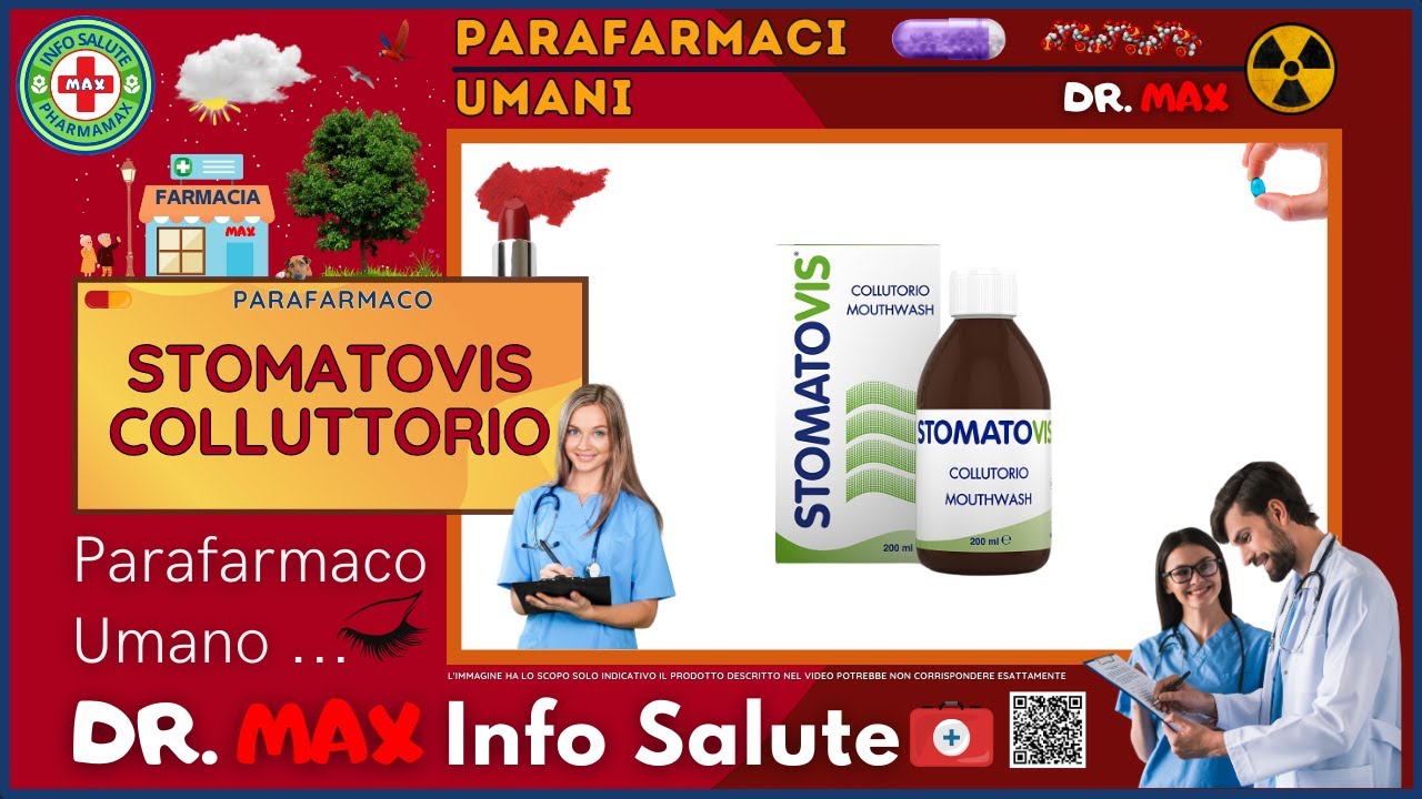 🩺 STOMATOVIS COLLUTORIO Parafarmaco a cosa serve ? - Foglietto Illustrativo 👔 Salute