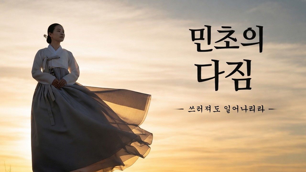 민초의 다짐 | 쓰러져도 일어나리라 (정통 국악트로트)