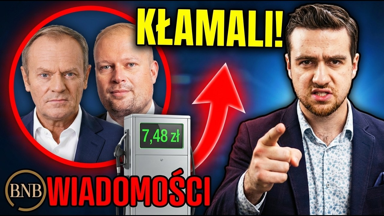 Koalicja Tuska OKŁAMAŁA Polaków! PRZEKRĘT Na Stacjach Paliw