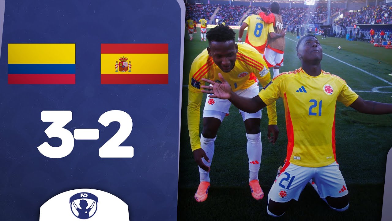 ✅ COLOMBIA REMONT&Oacute; un PARTIDAZO ante ESPA&Ntilde;A y ENFRENTAR&Aacute; en SEMIS a ARGENTINA en el MUNDIAL SUB 20