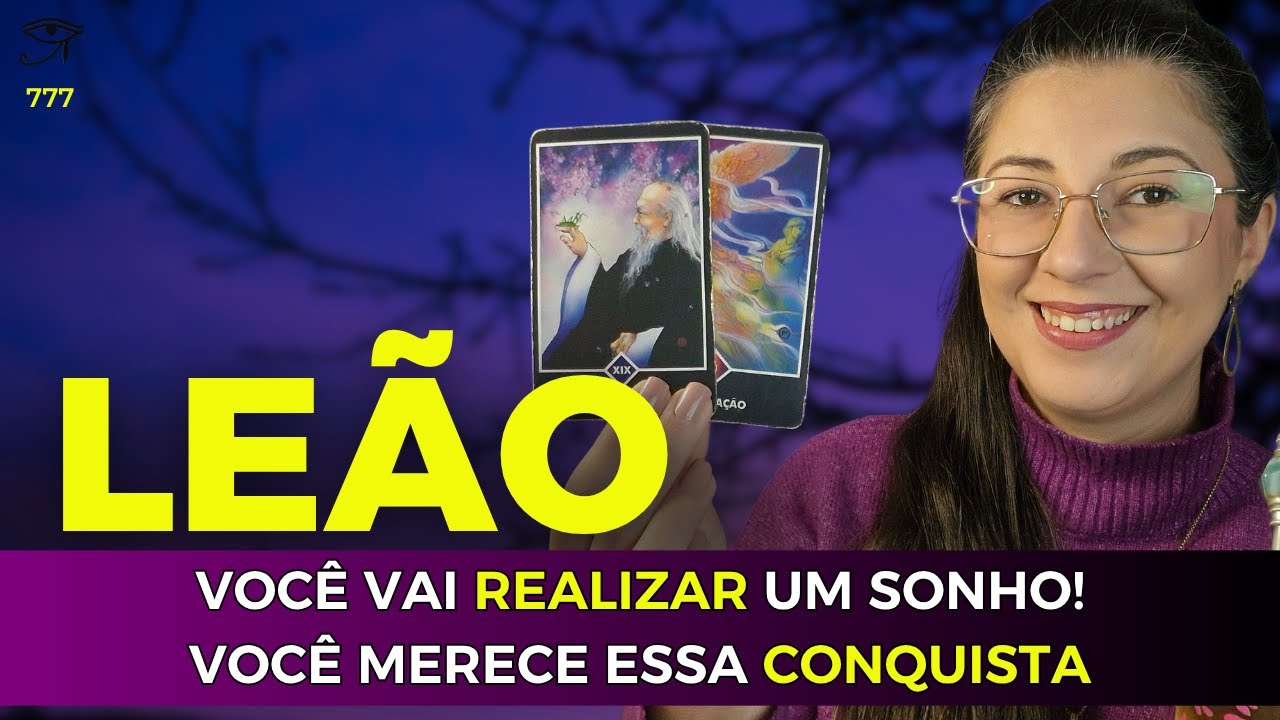 LEÃO ♌VOCÊ VAI PULAR DE ALEGRIA 🎴ACEITE ESSE PRESENTE DO UNIVERSO tarot