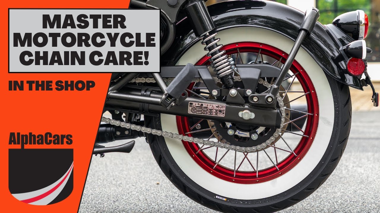 The Cleanest Way to Lubricate Your Motorcycle Chain!