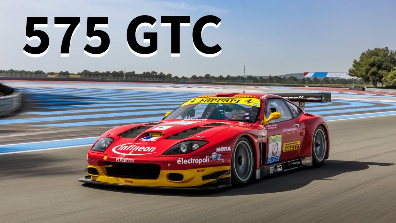 The Ferrari 575 GTC back on track