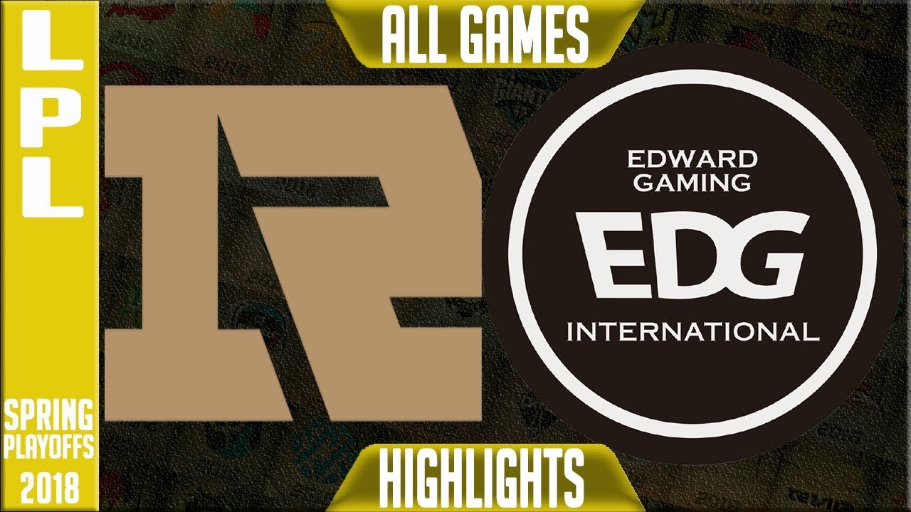 RNG vs EDG Highlights LPL FINALS ALL GAMES | LPL Spring 2018 Royal Never Give Up v Edward Gaming