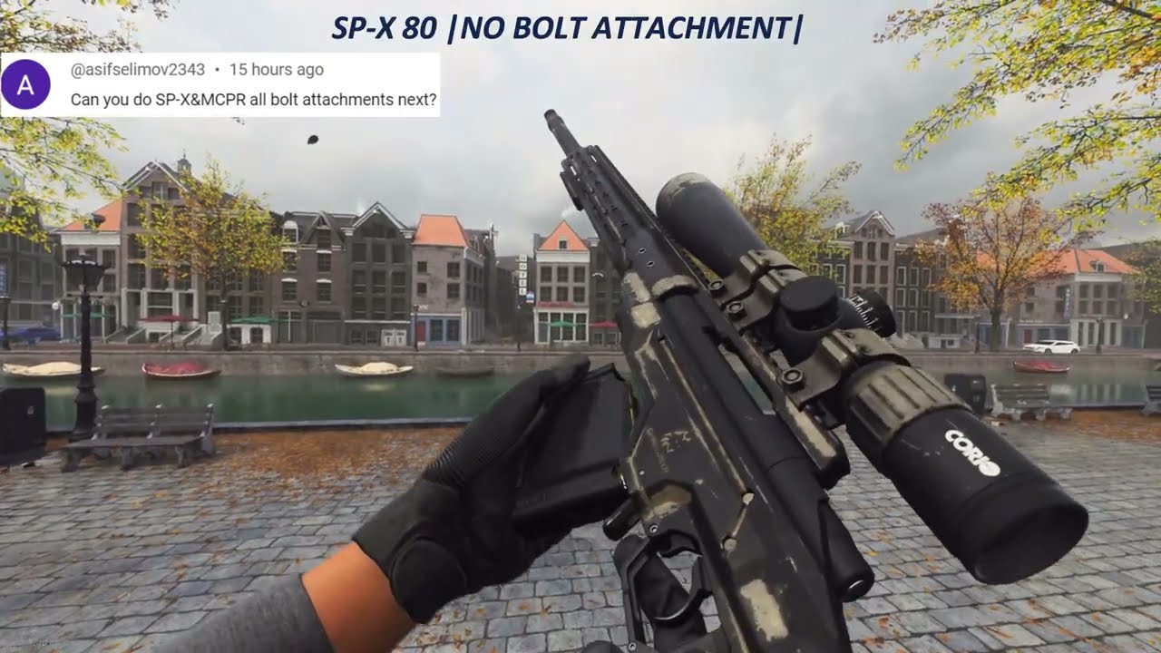 SP-X 80 & MCPR -300 |ALL BOLT ATTACHMENTS & RELOAD| MWII
