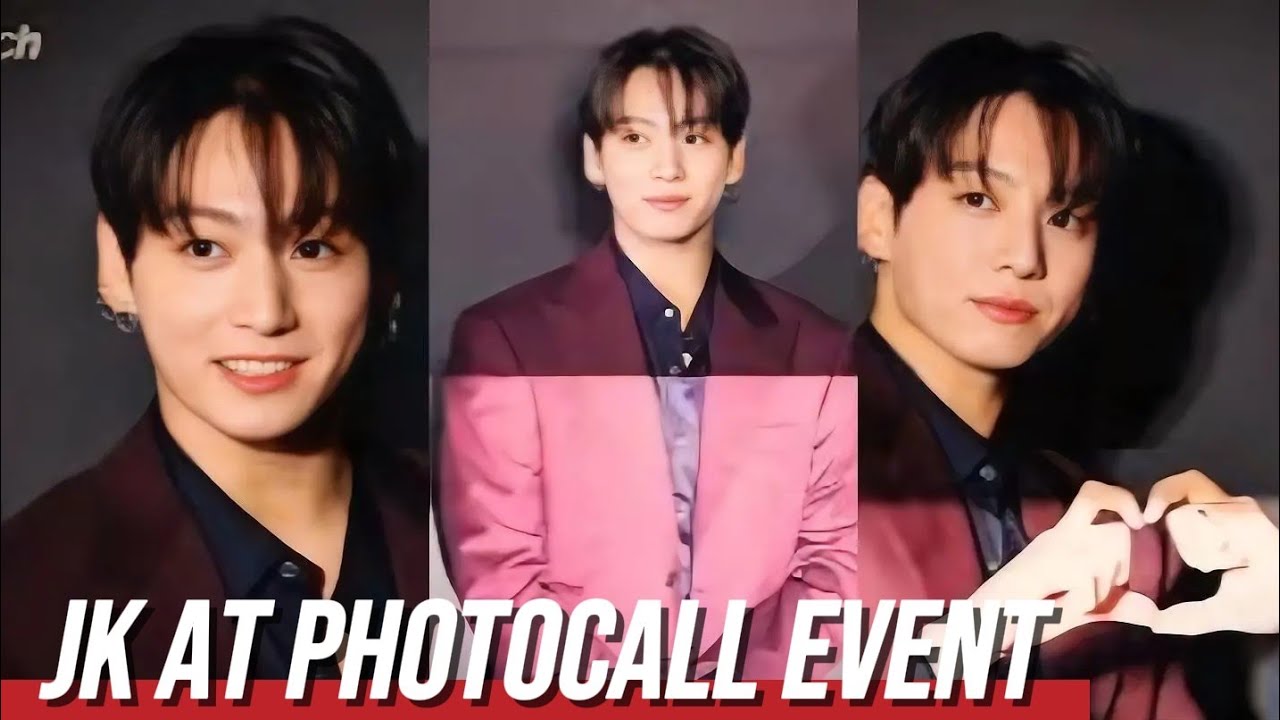 🔴Jungkook PhotoCall Event Full Video | Hublot x ELLE Korea Ambassador | BTS Jungkook Visual King#jk
