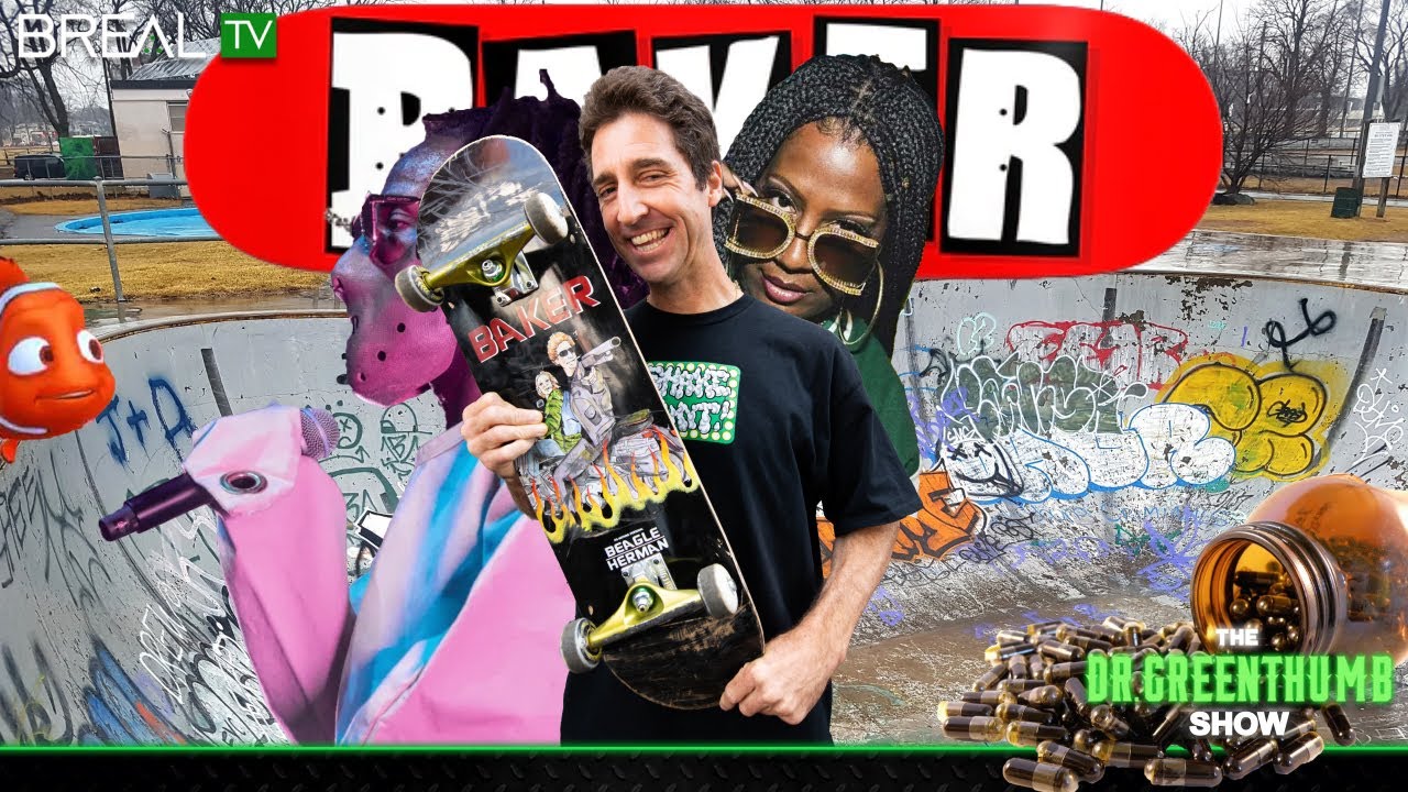 Skateboarder Ryan Ewing aka Beagle pulls off his most difficult trick- The Dr. Greenthumb Show 