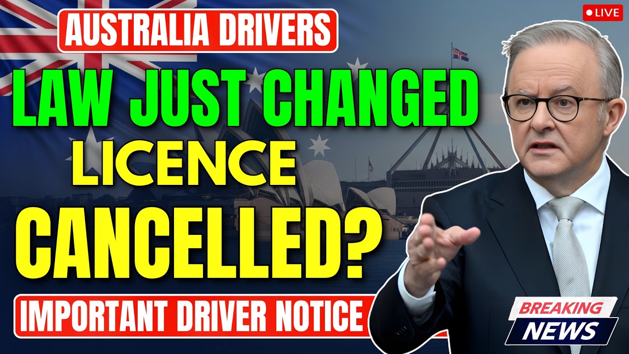 BREAKING NEWS: Australia Driving Rules Changing in 2026 – These New Laws Can Cancel Your Licence!