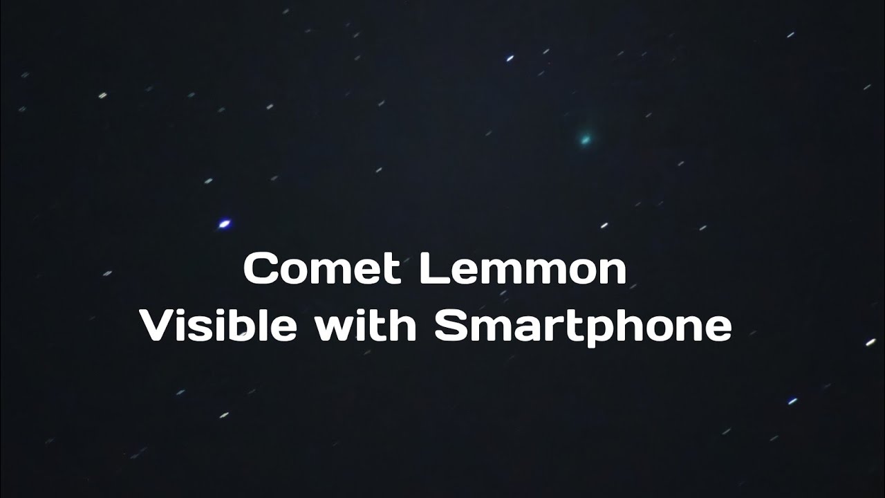 Comet Lemmon C/2025 A6 VISIBLE WITH SMARTPHONE! 2/10/2025