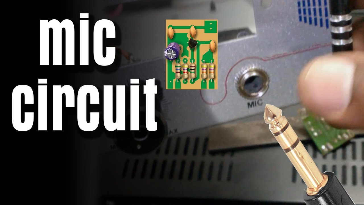 How to Make Mic Circuit Board DIY Hindi Electronics [ELECTRO INDIA]