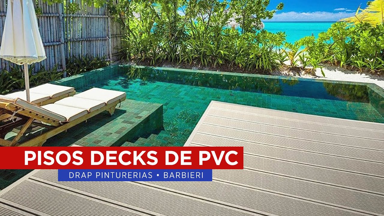 Diseño exterior. Piso deck de PVC. Barbieri Vinyl Deck. Libre de mantenimiento. Fácil instalación.
