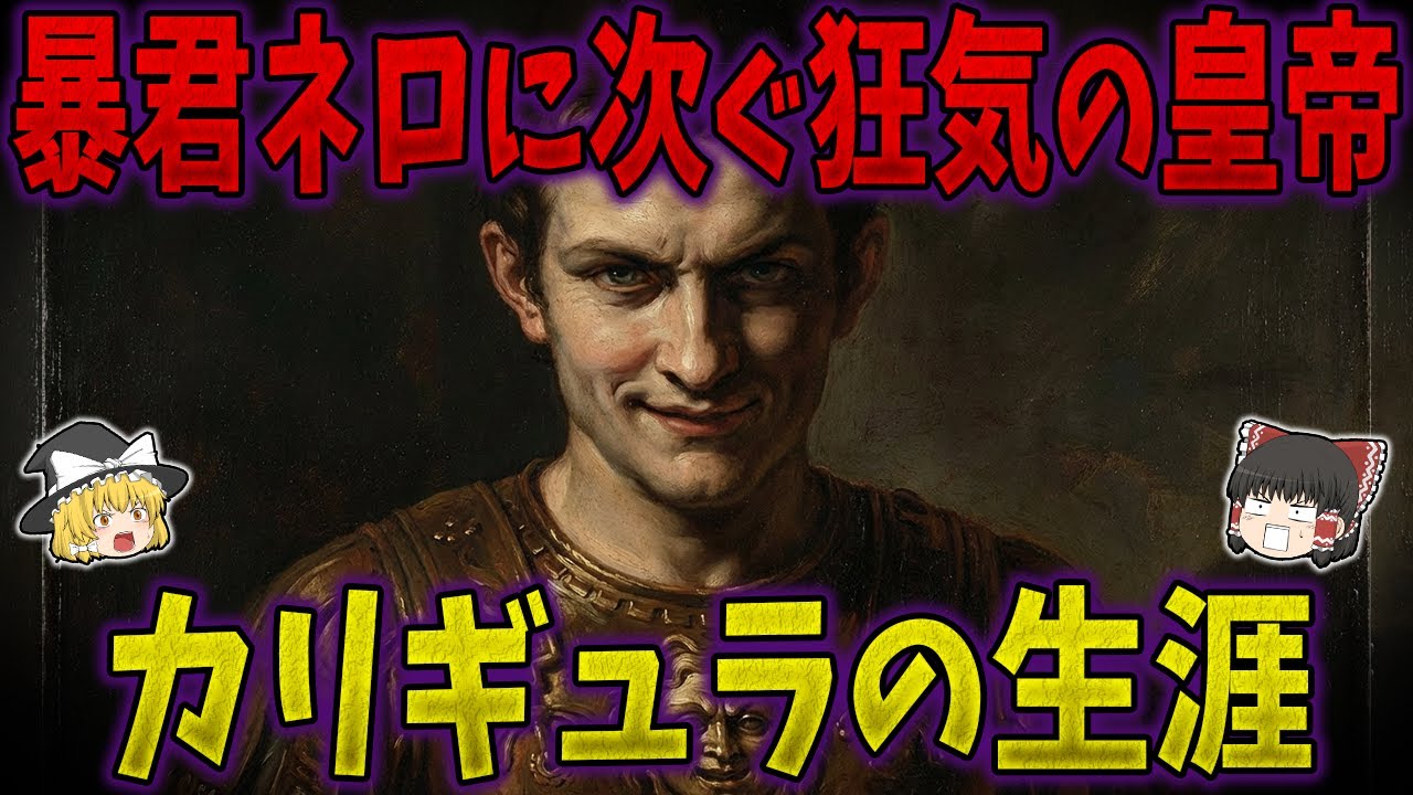 【ゆっくり解説】暴君ネロに次ぐ狂気の皇帝「カリギュラ」の生涯