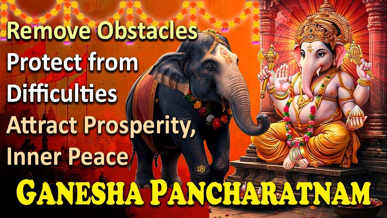 Sree Maha Ganesha Pancharatnam | Mudakaratha Modakam Song | Bring Success #devotionalsongs #stotram