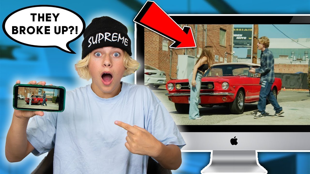 Reacting To Lev Cameron's New MUSIC VIDEO w/ My EX-GIRLFRIEND | ft. Piper Rockelle