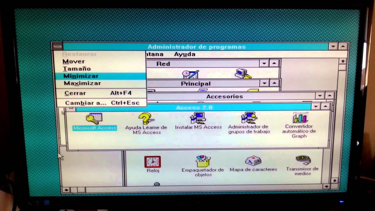 MS-Dos + Windos 3.1 + Windows 3.11 - i486  25Mhz