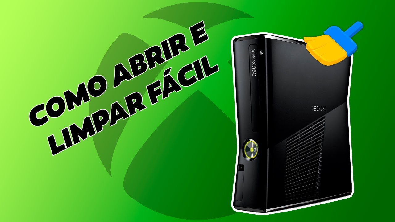 COMO ABRIR E LIMPAR SEU XBOX 360 SLIM FACIL - TUTORIAL