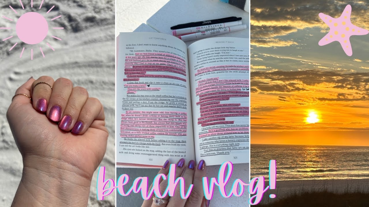 Spend a week at the BEACH with me! ☀️📚☕️ 