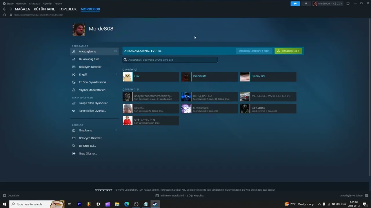 Steam Birisinin Engeli Nasıl Kaldırılır / Steam Engel Kaldırma