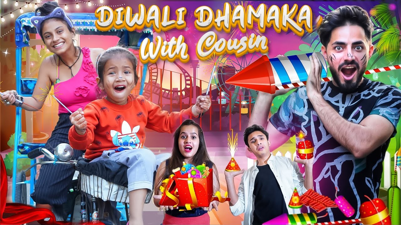 Diwali Dhamaka With Cousins || we 3 || Aditi Sharma