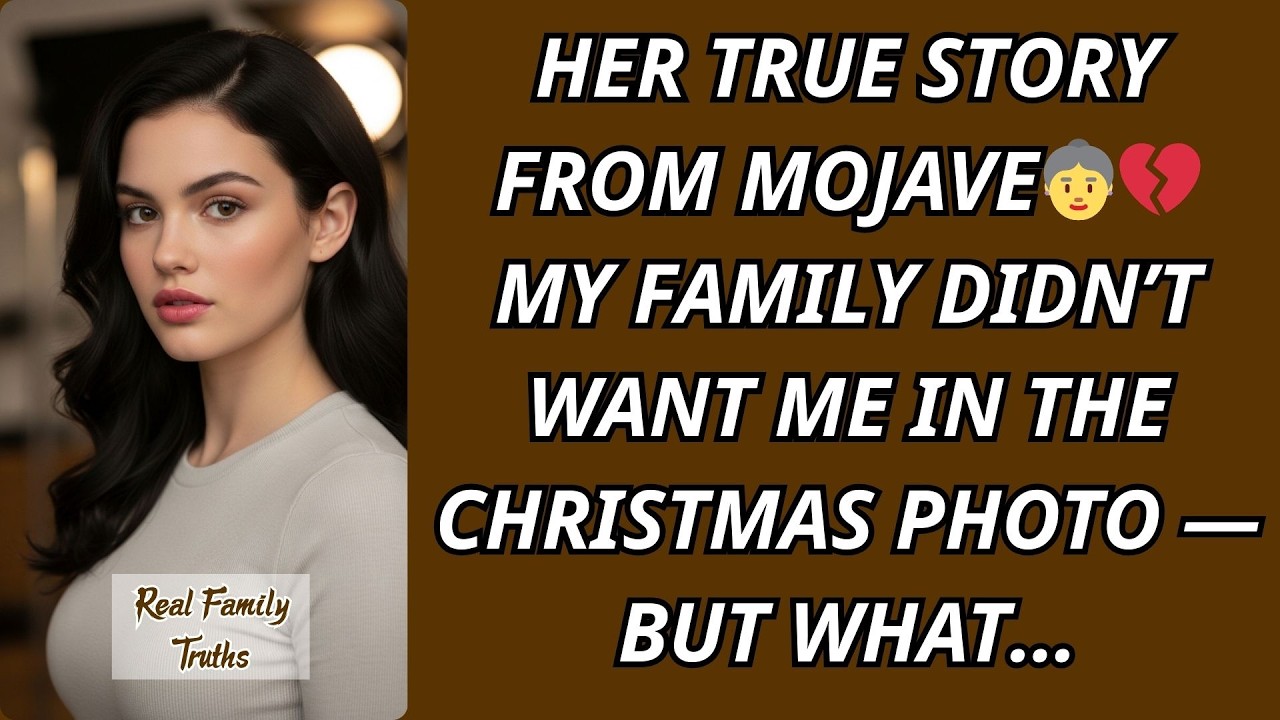 HER TRUE STORY FROM MOJAVE👵💔 My Family Didn’t Want Me in the Christmas Photo — But What…