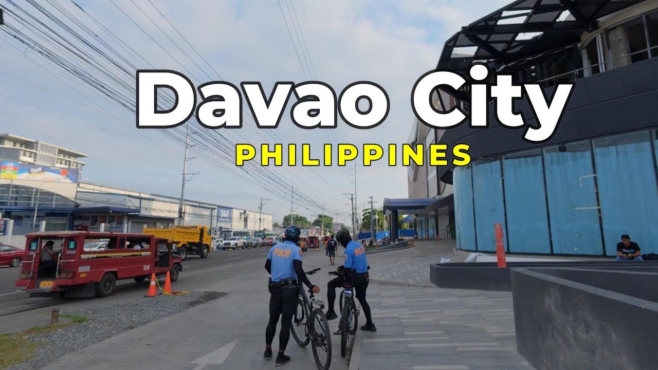 Sidewalk Adventure in Davao 4K Walking Tour - Davao City, Philippines